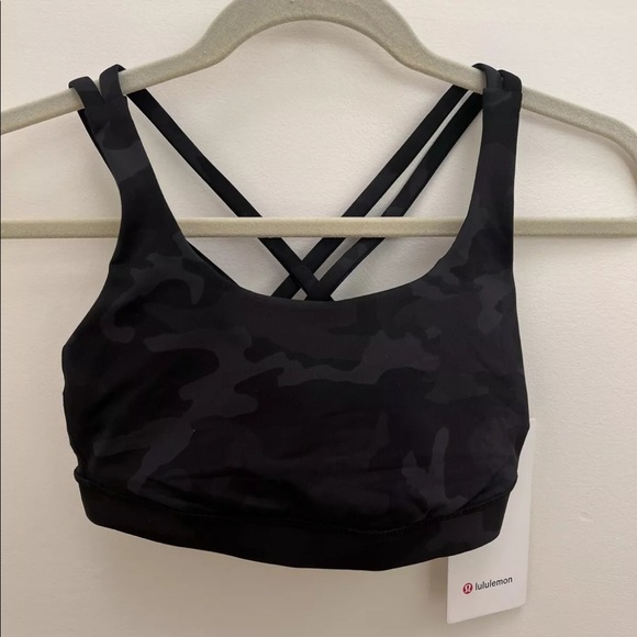 lululemon athletica Other - NWT Lululemon Sports Bra Black Camo